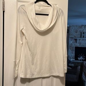 Long sleeve, white, women’s tunic top